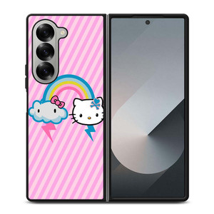 HELLO KITTY CLOUD RAINBOW Samsung Galaxy Z Fold 6 Case Cover HELLO KITTY CLOUD RAINBOW Samsung Galaxy Z Fold 6 Case Cover