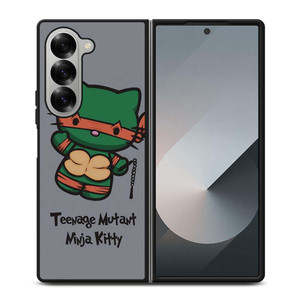 HELLO KITTY TMNT TEENAGE MUTANT NINJA KITTY Samsung Galaxy Z Fold 6 Case Cover HELLO KITTY TMNT TEENAGE MUTANT NINJA KITTY Samsung Galaxy Z Fold 6 Case Cover
