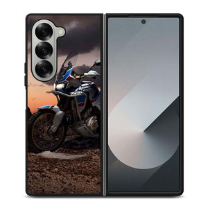 HONDA AFRICA TWIN DIRTY Samsung Galaxy Z Fold 6 Case Cover HONDA AFRICA TWIN DIRTY Samsung Galaxy Z Fold 6 Case Cover