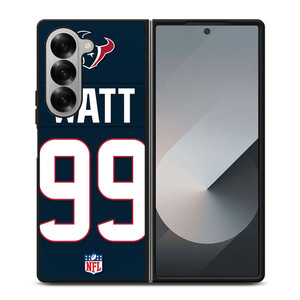 HOUSTON TEXANS JAMES WATT 99 Samsung Galaxy Z Fold 6 Case Cover
