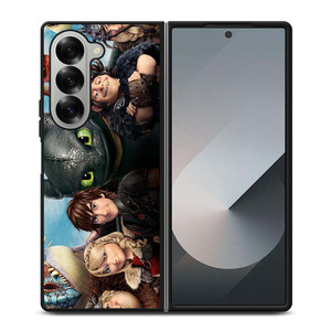 HOW TO TRAIN YOUR DRAGON CHARACTER Samsung Galaxy Z Fold 6 Case Cover