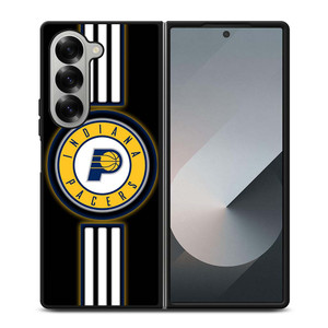INDIANA PACERS STRIPE LOGO Samsung Galaxy Z Fold 6 Case Cover INDIANA PACERS STRIPE LOGO Samsung Galaxy Z Fold 6 Case Cover
