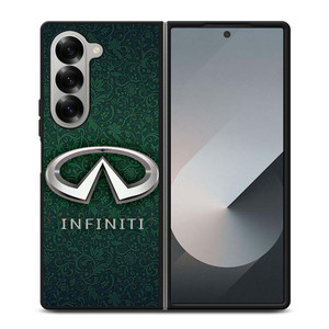 INFINITI CAR LOGO GREEN PATTERN Samsung Galaxy Z Fold 6 Case Cover INFINITI CAR LOGO GREEN PATTERN Samsung Galaxy Z Fold 6 Case Cover