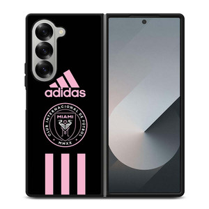 INTER MIAMI FC ADIDAS STRIPES Samsung Galaxy Z Fold 6 Case Cover INTER MIAMI FC ADIDAS STRIPES Samsung Galaxy Z Fold 6 Case Cover