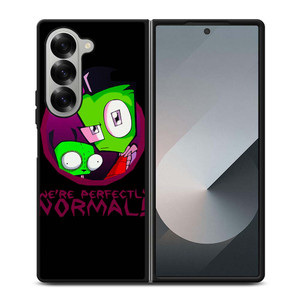 INVADER ZIM ALIEN WE ARE NORMAL Samsung Galaxy Z Fold 6 Case Cover INVADER ZIM ALIEN WE ARE NORMAL Samsung Galaxy Z Fold 6 Case Cover