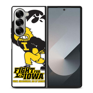 IOWA HAWKEYES MASCOT 2 Samsung Galaxy Z Fold 6 Case Cover