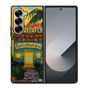 JIMMY BUFFETT MARGARITAVILLE FLIP FLOP Samsung Galaxy Z Fold 6 Case Cover
