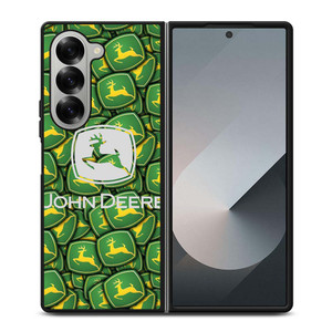 JOHN DEERE LOGO PATTERN 2 Samsung Galaxy Z Fold 6 Case Cover JOHN DEERE LOGO PATTERN 2 Samsung Galaxy Z Fold 6 Case Cover