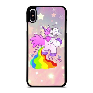 UNICORN POOPING RAINBOW iPhone XS Max Case Cover