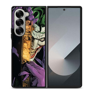 JOKER WITH FILM DC BATMAN CARTOON Samsung Galaxy Z Fold 6 Case Cover JOKER WITH FILM DC BATMAN CARTOON Samsung Galaxy Z Fold 6 Case Cover