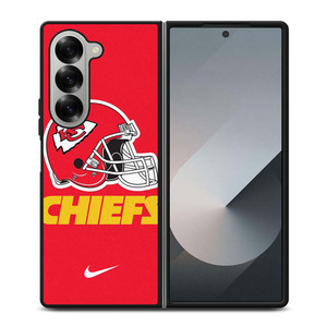 KANSAS CITY CHIEFS HELMET Samsung Galaxy Z Fold 6 Case Cover