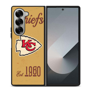 KANSAS CITY CHIEFS RUSTY LOGO Samsung Galaxy Z Fold 6 Case Cover