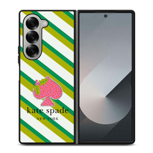 KATE SPADE NEW YORK LOGO FRUITY GREEN Samsung Galaxy Z Fold 6 Case Cover KATE SPADE NEW YORK LOGO FRUITY GREEN Samsung Galaxy Z Fold 6 Case Cover