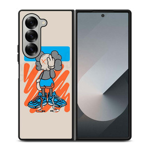 KAWS AIR JORDAN MASCOT Samsung Galaxy Z Fold 6 Case Cover