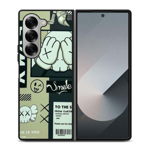 KAWS SMILE Samsung Galaxy Z Fold 6 Case Cover