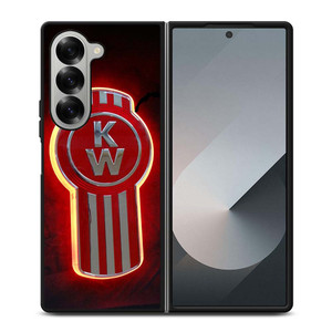 KENWORTH TRUCK GLOW LOGO Samsung Galaxy Z Fold 6 Case Cover