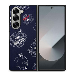 KENZO PARIS TIGER COLLAGE Samsung Galaxy Z Fold 6 Case Cover