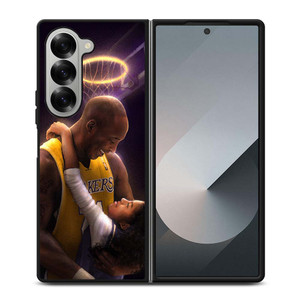 KOBE BRYANT AND GIGI BRYANT Samsung Galaxy Z Fold 6 Case Cover KOBE BRYANT AND GIGI BRYANT Samsung Galaxy Z Fold 6 Case Cover