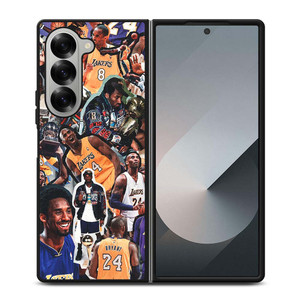 KOBE BRYANT LA LAKERS COLLAGE Samsung Galaxy Z Fold 6 Case Cover KOBE BRYANT LA LAKERS COLLAGE Samsung Galaxy Z Fold 6 Case Cover