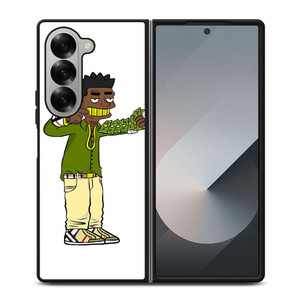 KODAK BLACK CARTOON MONEY Samsung Galaxy Z Fold 6 Case Cover