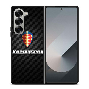 KOENIGSEGG CARBON LOGO Samsung Galaxy Z Fold 6 Case Cover