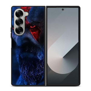 KRATOS FACE GOD OF WAR 4 Samsung Galaxy Z Fold 6 Case Cover