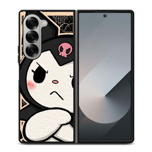KUROMI SANRIO CARTOON MAD Samsung Galaxy Z Fold 6 Case Cover KUROMI SANRIO CARTOON MAD Samsung Galaxy Z Fold 6 Case Cover