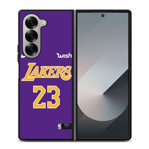 LA LAKERS LEBRON JAMES JERSEY Samsung Galaxy Z Fold 6 Case Cover
