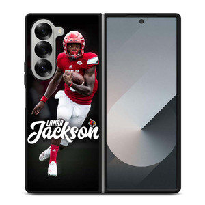 LAMAR JACKSON LOUISVILLE NFL Samsung Galaxy Z Fold 6 Case Cover