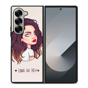 LANA DEL REY CARTOON Samsung Galaxy Z Fold 6 Case Cover