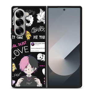 LIL PEEP COLLAGE Samsung Galaxy Z Fold 6 Case Cover LIL PEEP COLLAGE Samsung Galaxy Z Fold 6 Case Cover