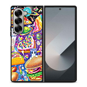 LISA FRANK FOOD Samsung Galaxy Z Fold 6 Case Cover LISA FRANK FOOD Samsung Galaxy Z Fold 6 Case Cover