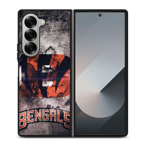 LOGO CINCINNATI BENGALS NFL FOOTBALL TEAM Samsung Galaxy Z Fold 6 Case Cover