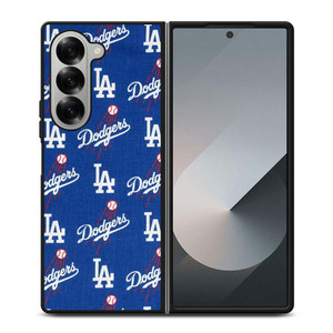 LOS ANGELES DODGERS JEANS PATTERN Samsung Galaxy Z Fold 6 Case Cover