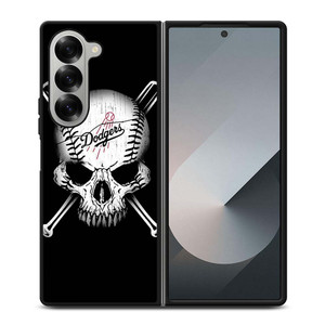 LOS ANGELES DODGERS SKULL Samsung Galaxy Z Fold 6 Case Cover