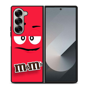 M&M'S CHOCOLATE MASCOT FACE Samsung Galaxy Z Fold 6 Case Cover