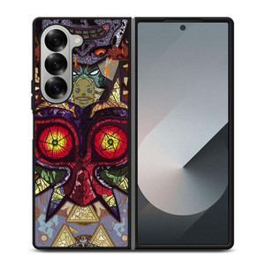 MAJORA MASK LEGEND OF ZELDA GAMES MOZAIK Samsung Galaxy Z Fold 6 Case Cover MAJORA MASK LEGEND OF ZELDA GAMES MOZAIK Samsung Galaxy Z Fold 6 Case Cover