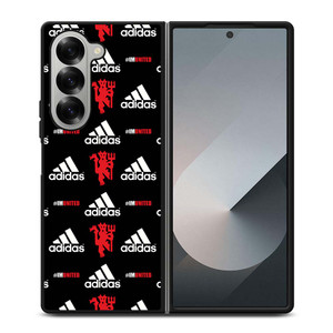 MANCHESTER UNITED ADIDAS PATTERN Samsung Galaxy Z Fold 6 Case Cover