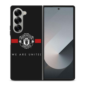MANCHESTER UNITED BLACK Samsung Galaxy Z Fold 6 Case Cover