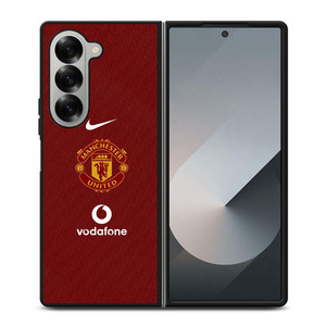 MANCHESTER UNITED FC LOGO FOOTBALL VODAFONE JERSEY Samsung Galaxy Z Fold 6 Case Cover