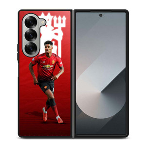MANCHESTER UNITED MARCUS RAHFORD Samsung Galaxy Z Fold 6 Case Cover