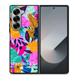 MARIMEKKO FLOWER COLORFUL PATTERN Samsung Galaxy Z Fold 6 Case Cover