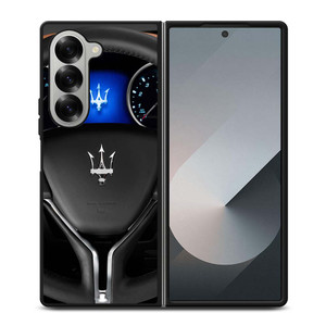 MASERATI STEERING WHEEL LOGO Samsung Galaxy Z Fold 6 Case Cover