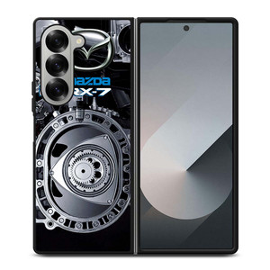 MAZDA RX-7 CAR ROTARY ENGINE Samsung Galaxy Z Fold 6 Case Cover