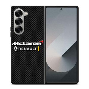 MCLAREN RENAULT LOGO CARBON. Samsung Galaxy Z Fold 6 Case Cover