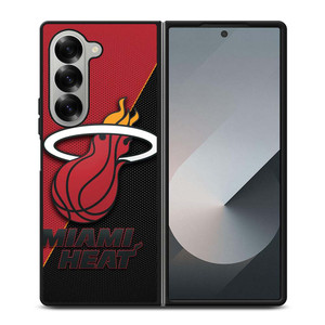 MIAMI HEAT BASKETBALL LOGO Samsung Galaxy Z Fold 6 Case Cover