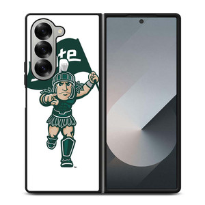 MICHIGAN STATE SPARTANS LOGO FOOTBALL MASCOT Samsung Galaxy Z Fold 6 Case Cover