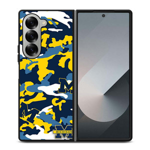 MICHIGAN WOLVERINES FOOTBALL CAMO Samsung Galaxy Z Fold 6 Case Cover
