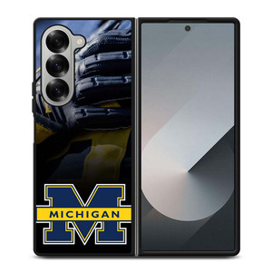 MICHIGAN WOLVERINES JERSEY GLOVES Samsung Galaxy Z Fold 6 Case Cover