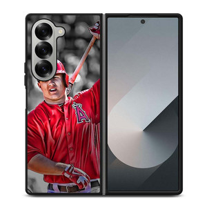 MIKE TROUT BASEBALL LOS ANGELES ANGELS Samsung Galaxy Z Fold 6 Case Cover